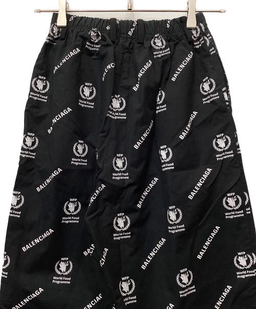 BALENCIAGA（バレンシアガ）BALENCIAGA (バレンシアガ) ロゴ総柄パンツ ブラック サイズ:42の古着・服飾アイテム
