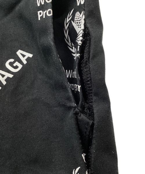 BALENCIAGA（バレンシアガ）BALENCIAGA (バレンシアガ) ロゴ総柄パンツ ブラック サイズ:42の古着・服飾アイテム