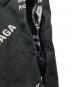 中古・古着 BALENCIAGA (バレンシアガ) ロゴ総柄パンツ ブラック サイズ:42：20000円