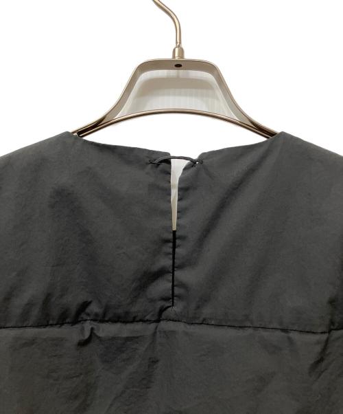 BALLSEY（ボールジィ）BALLSEY (ボールジィ) プロセスドコットン レイヤードライクワンピース ブラック サイズ:36の古着・服飾アイテム