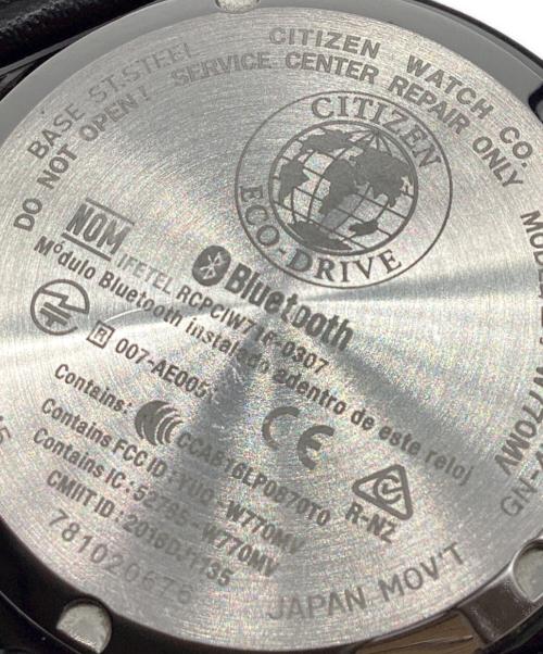CITIZEN（シチズン）CITIZEN (シチズン) CITIZEN CONNECTED Eco-Drive W770 ブラックの古着・服飾アイテム