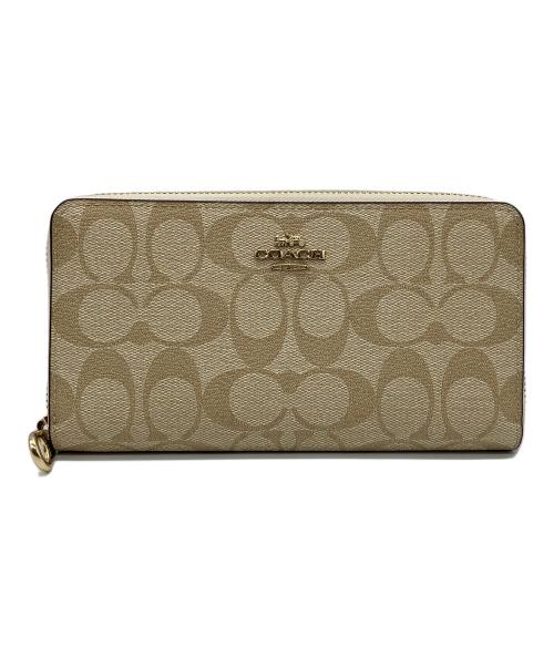 COACH（コーチ）COACH (コーチ) シグネチャー ベージュの古着・服飾アイテム