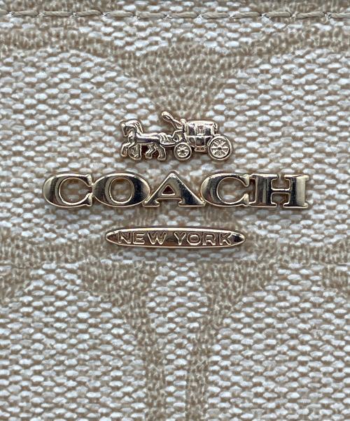 COACH（コーチ）COACH (コーチ) シグネチャー ベージュの古着・服飾アイテム