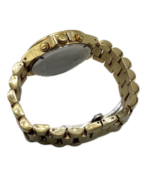 Maxi（マキシ）Maxi (マキシ) Hawaiian jewelry　クロノグラフ ホワイト×ゴールドの古着・服飾アイテム