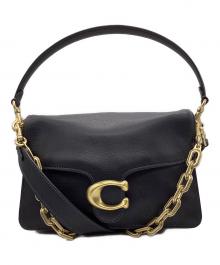 COACH（コーチ）の古着「チェーンタビーショルダーバッグ」｜ブラック