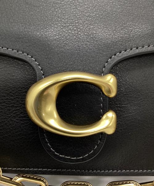 COACH（コーチ）COACH (コーチ) チェーンタビーショルダーバッグ ブラックの古着・服飾アイテム