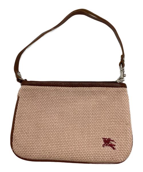BURBERRY BLUE LABEL（バーバリー ブルー レーベル）BURBERRY BLUE LABEL (バーバリー ブルー レーベル) ハンドバッグ ショッキングピンクの古着・服飾アイテム