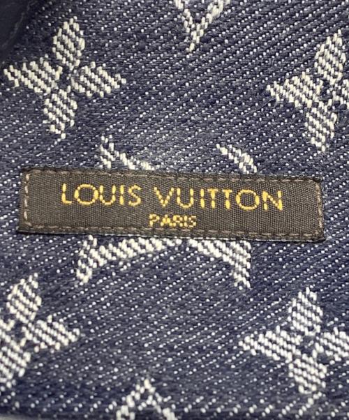 LOUIS VUITTON（ルイ ヴィトン）LOUIS VUITTON (ルイ ヴィトン) オーシャン ライン フラット　モノグラム・デニム　 ネイビー サイズ:36の古着・服飾アイテム