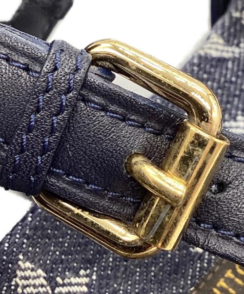 LOUIS VUITTON（ルイ ヴィトン）LOUIS VUITTON (ルイ ヴィトン) オーシャン ライン フラット　モノグラム・デニム　 ネイビー サイズ:36の古着・服飾アイテム