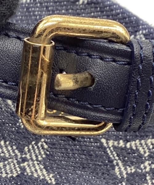 LOUIS VUITTON（ルイ ヴィトン）LOUIS VUITTON (ルイ ヴィトン) オーシャン ライン フラット　モノグラム・デニム　 ネイビー サイズ:36の古着・服飾アイテム