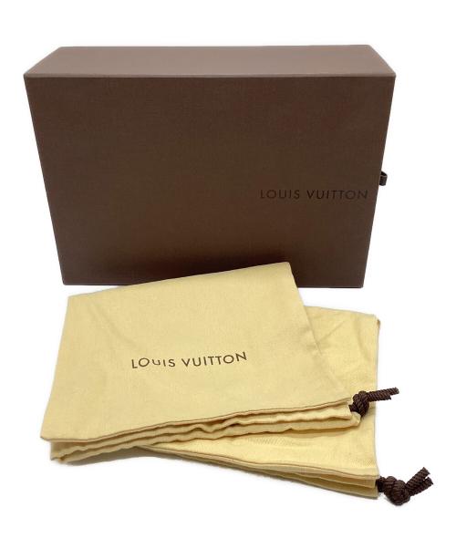 LOUIS VUITTON（ルイ ヴィトン）LOUIS VUITTON (ルイ ヴィトン) オーシャン ライン フラット　モノグラム・デニム　 ネイビー サイズ:36の古着・服飾アイテム