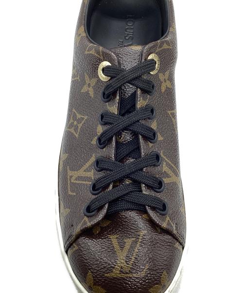 LOUIS VUITTON（ルイ ヴィトン）LOUIS VUITTON (ルイ ヴィトン) モノグラム フロントローライン ブラウン×ブラック サイズ:36 1/2の古着・服飾アイテム