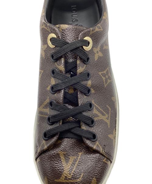 LOUIS VUITTON（ルイ ヴィトン）LOUIS VUITTON (ルイ ヴィトン) モノグラム フロントローライン ブラウン×ブラック サイズ:36 1/2の古着・服飾アイテム