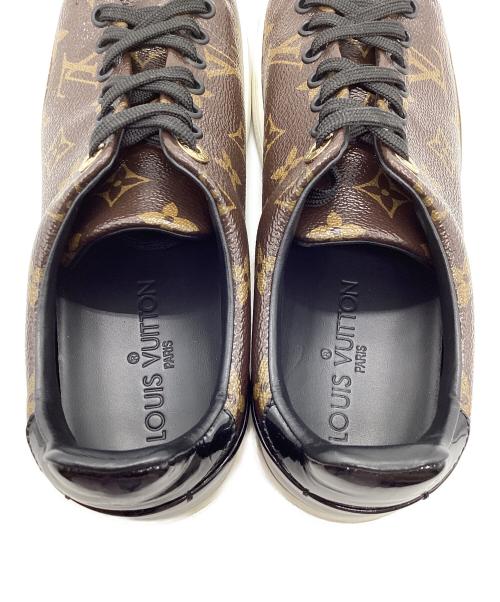LOUIS VUITTON（ルイ ヴィトン）LOUIS VUITTON (ルイ ヴィトン) モノグラム フロントローライン ブラウン×ブラック サイズ:36 1/2の古着・服飾アイテム