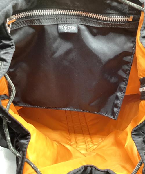 PORTER（ポーター）PORTER (ポーター) タンカー ブラック×オレンジの古着・服飾アイテム