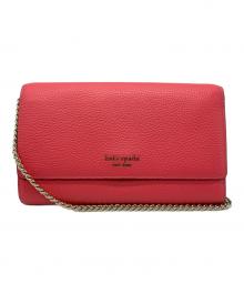 Kate Spade（ケイトスペード）の古着「チェーンショルダーバッグ」｜ショッキングピンク