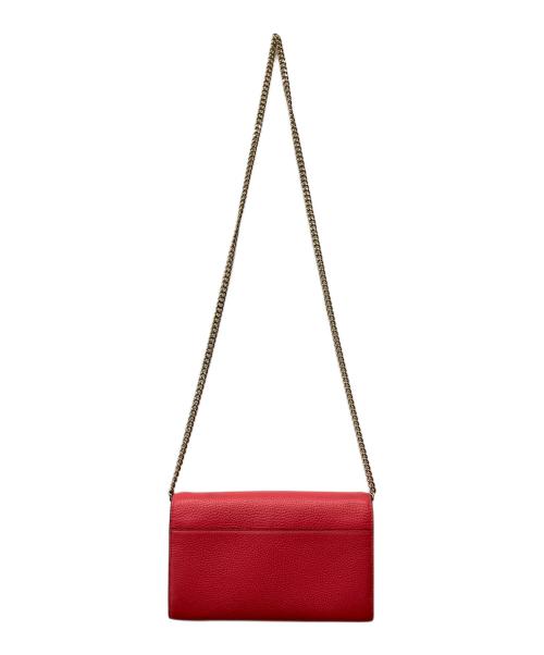 Kate Spade（ケイトスペード）Kate Spade (ケイトスペード) チェーンショルダーバッグ ショッキングピンクの古着・服飾アイテム