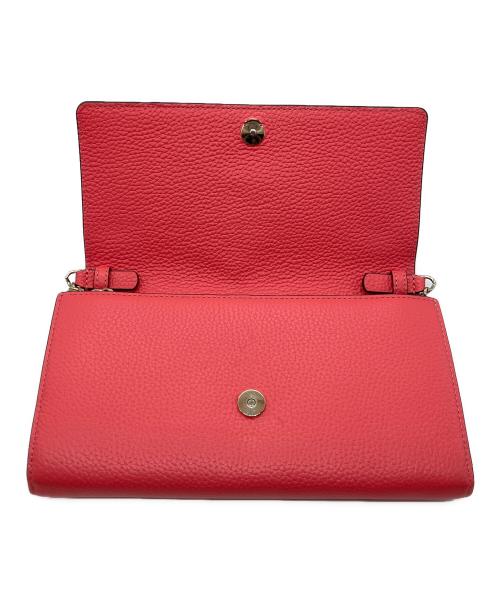 Kate Spade（ケイトスペード）Kate Spade (ケイトスペード) チェーンショルダーバッグ ショッキングピンクの古着・服飾アイテム