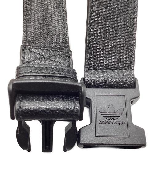 BALENCIAGA（バレンシアガ）BALENCIAGA (バレンシアガ) adidas (アディダス) ベルトバッグ ブラックの古着・服飾アイテム