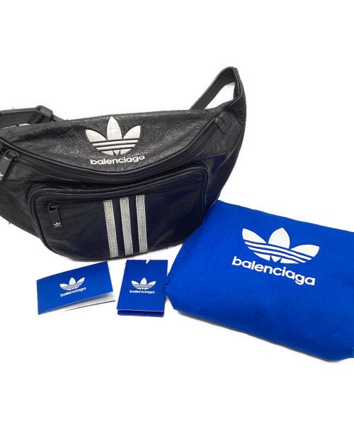 BALENCIAGA（バレンシアガ）BALENCIAGA (バレンシアガ) adidas (アディダス) ベルトバッグ ブラックの古着・服飾アイテム