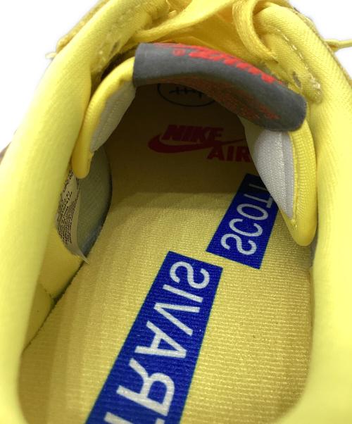 NIKE（ナイキ）NIKE (ナイキ) Travis Scott (トラヴィススコット) ウィメンズ エアジョーダン1 レトロ ロー OG イエローxブルー サイズ:26.5㎝の古着・服飾アイテム