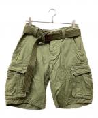 Abercrombie & Fitchアバクロンビー アンド フィッチ）の古着「カーゴショーツ」｜グリーン