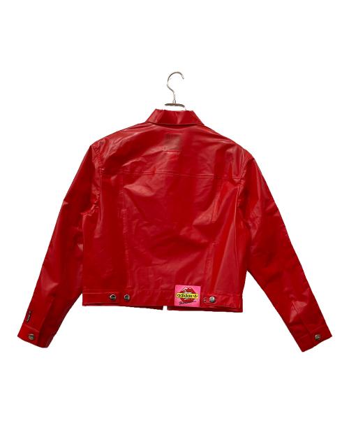 adidas（アディダス）adidas (アディダス) FIORUCCI (フィオルッチ) KISS JACKET レッド サイズ:Ｍの古着・服飾アイテム