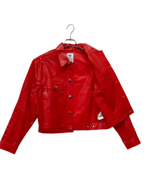 adidas（アディダス）adidas (アディダス) FIORUCCI (フィオルッチ) KISS JACKET レッド サイズ:Ｍの古着・服飾アイテム