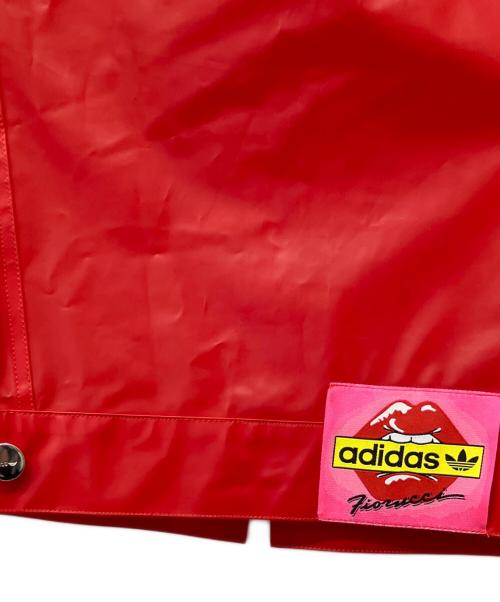 adidas（アディダス）adidas (アディダス) FIORUCCI (フィオルッチ) KISS JACKET レッド サイズ:Ｍの古着・服飾アイテム