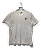 PLAY COMME des GARCONSプレイコムデギャルソン）の古着「Tシャツ」｜ホワイト