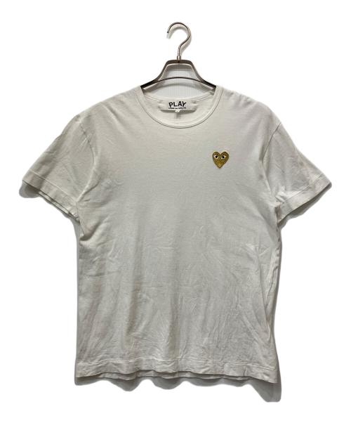 PLAY COMME des GARCONS（プレイコムデギャルソン）PLAY COMME des GARCONS (プレイコムデギャルソン) Tシャツ ホワイト サイズ:Lの古着・服飾アイテム