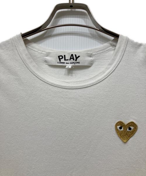 PLAY COMME des GARCONS（プレイコムデギャルソン）PLAY COMME des GARCONS (プレイコムデギャルソン) Tシャツ ホワイト サイズ:Lの古着・服飾アイテム
