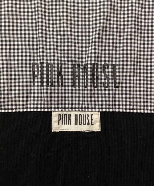 PINK HOUSE（ピンクハウス）PINK HOUSE (ピンクハウス) 半袖ワンピース ブラック サイズ:不明の古着・服飾アイテム