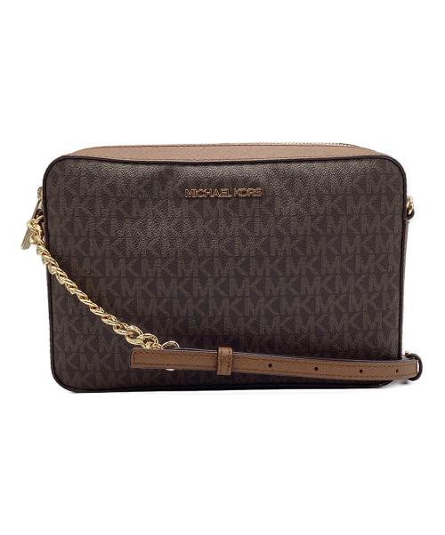 MICHAEL KORS（マイケルコース）MICHAEL KORS (マイケルコース) ショルダーバッグ ブラウンの古着・服飾アイテム