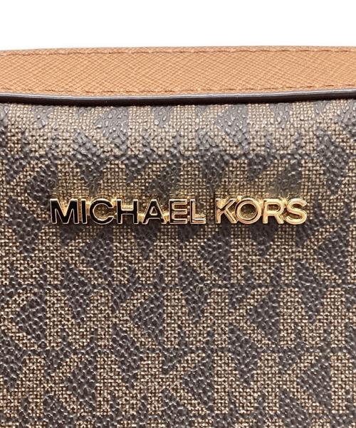 MICHAEL KORS（マイケルコース）MICHAEL KORS (マイケルコース) ショルダーバッグ ブラウンの古着・服飾アイテム