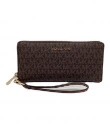 MICHAEL KORS（マイケルコース）の古着「ラウンドファスナー財布」｜ブラウン