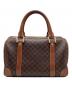 CELINE (セリーヌ) ミニボストンバッグ　マカダム ブラウン：18000円