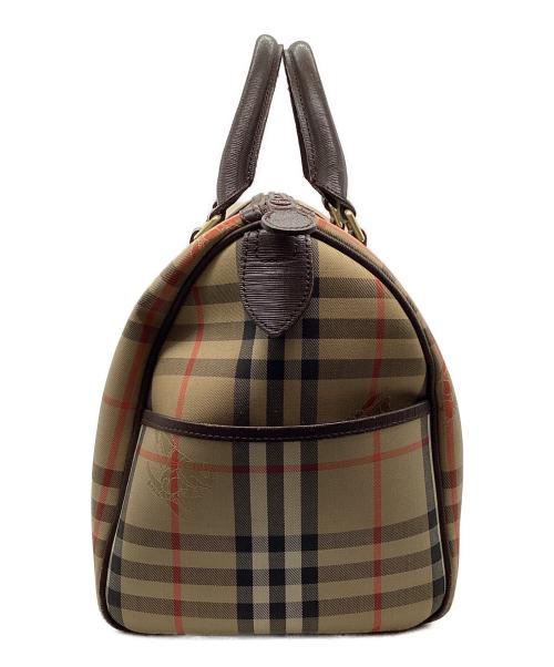 Burberry's（バーバリーズ）Burberry's (バーバリーズ) ミニボストンバッグ ノバチェック ベージュの古着・服飾アイテム