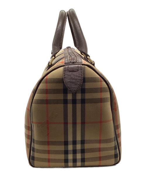 Burberry's（バーバリーズ）Burberry's (バーバリーズ) ミニボストンバッグ ノバチェック ベージュの古着・服飾アイテム