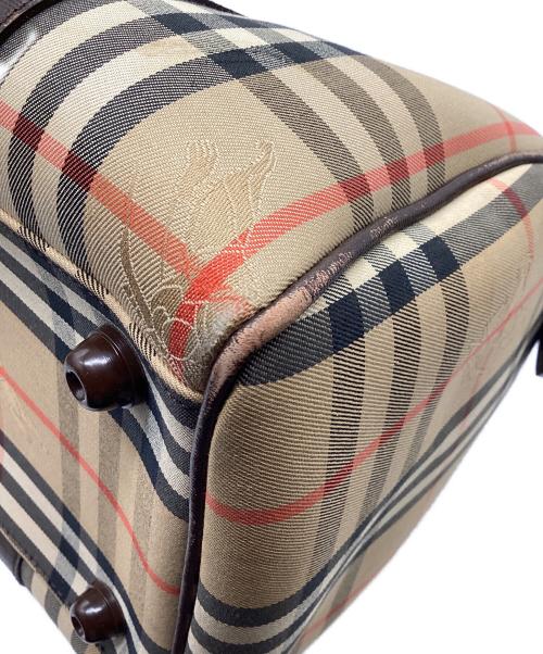 Burberry's（バーバリーズ）Burberry's (バーバリーズ) ミニボストンバッグ ノバチェック ベージュの古着・服飾アイテム