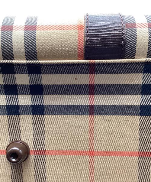 Burberry's（バーバリーズ）Burberry's (バーバリーズ) ミニボストンバッグ ノバチェック ベージュの古着・服飾アイテム
