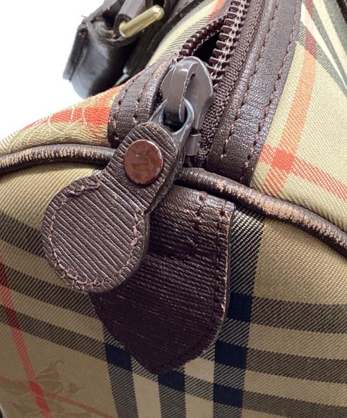 Burberry's（バーバリーズ）Burberry's (バーバリーズ) ミニボストンバッグ ノバチェック ベージュの古着・服飾アイテム