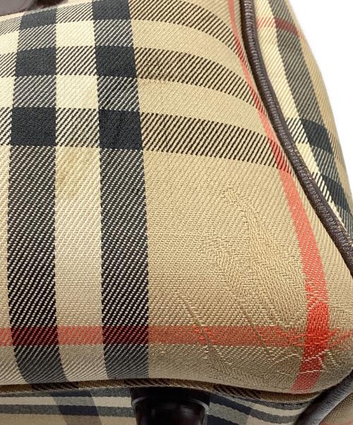Burberry's（バーバリーズ）Burberry's (バーバリーズ) ミニボストンバッグ ノバチェック ベージュの古着・服飾アイテム