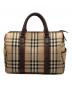 Burberry's (バーバリーズ) ミニボストンバッグ ノバチェック ベージュ：15000円