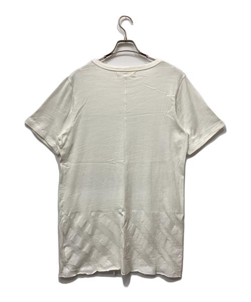 OFFWHITE（オフホワイト）OFFWHITE (オフホワイト) 半袖カットソー アイボリー サイズ:Sの古着・服飾アイテム