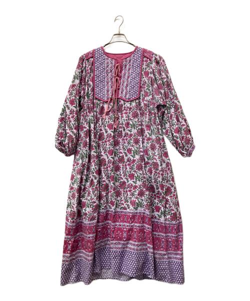 freada（フリーダ）freada (フリーダ) 半袖ワンピース ピンク サイズ:Freeの古着・服飾アイテム