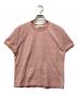 COACH（コーチ）の古着「シグネチャー リンガー Tシャツ」｜ピンク
