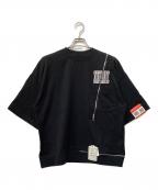 Maison MIHARA YASUHIROメゾン ミハラ ヤスヒロ）の古着「ZIP SLIT H/S PULLOVER」｜ブラック
