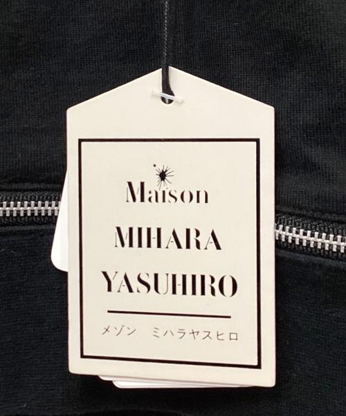 Maison MIHARA YASUHIRO（メゾン ミハラ ヤスヒロ）Maison MIHARA YASUHIRO (メゾン ミハラ ヤスヒロ) ZIP SLIT H/S PULLOVER ブラック サイズ:44の古着・服飾アイテム
