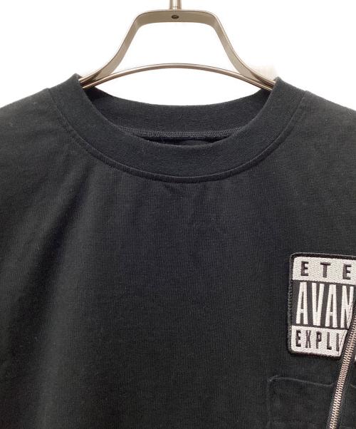Maison MIHARA YASUHIRO（メゾン ミハラ ヤスヒロ）Maison MIHARA YASUHIRO (メゾン ミハラ ヤスヒロ) ZIP SLIT H/S PULLOVER ブラック サイズ:44の古着・服飾アイテム